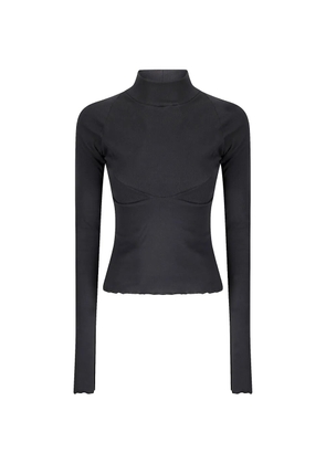 Boysloft high-neck top - Black