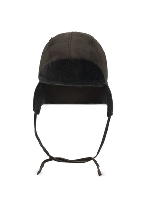 Auralee earflap brown hat