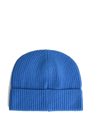 SEVEN GAUGE ribbed turn-up beanie - Blue