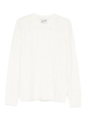 MC2 Saint Barth Regent Braid wool sweat - Neutrals