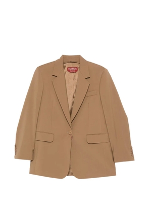 Max Mara Mstbalco button blazer - Brown