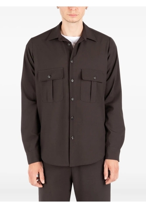 Société Anonyme pocket flap shirt - Brown