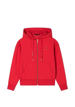 Armani Exchange logo-detail hoodie - Red