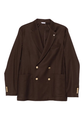Manuel Ritz double-breasted button jacket - Brown