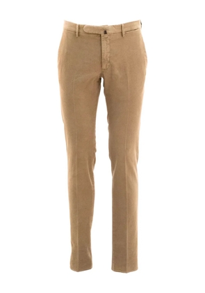 Incotex pressed-crease trousers - Neutrals