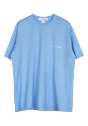 Comme Des Garçons Shirt logo T-shirt - Blue