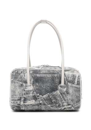 Marge Sherwood graphic-print shoulder bag - Grey