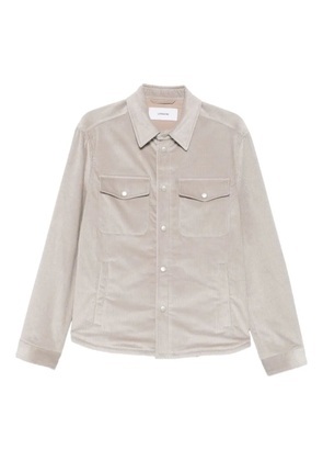 Lardini pocket corduroy shirt jacket - Grey