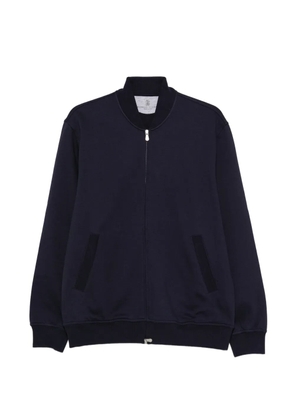 Brunello Cucinelli zip pockets knitwear - Blue