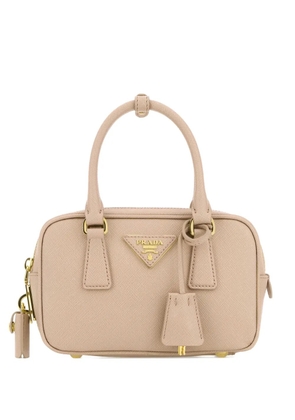Prada leather mini bag - Neutrals