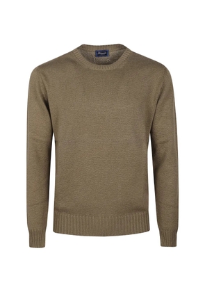 Drumohr crew-neck knitted sweater - Green