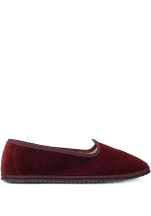 Vibi Venezia Bordeaux texture slippers - Red