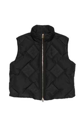 FENDI quilted-pattern jacket - Black