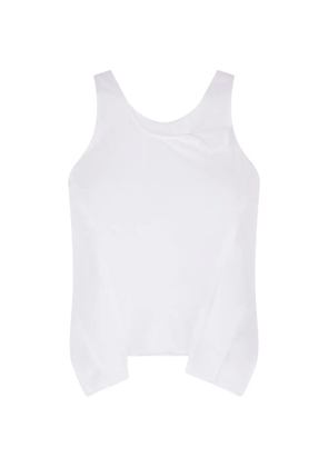YEHUAFAN asymmetric tank top - White