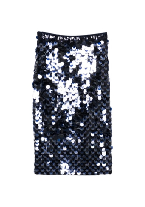 P.A.R.O.S.H. sequined skirt - Blue