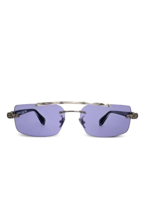 pugnale Crazy geometric rimless sunglasses - Silver