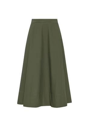 Cruna Sherise A-line midi skirt - Green
