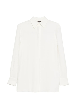 Kiton collared shirt - White