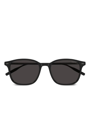 Montblanc geometric-frame sunglasses - Black