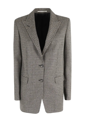 Antonelli houndstooth-pattern blazer - Brown