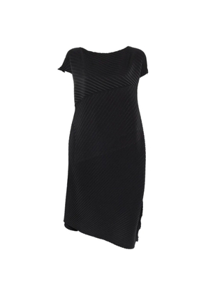Issey Miyake pleated midi dress - Black