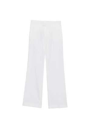 Berwich zip trousers - White