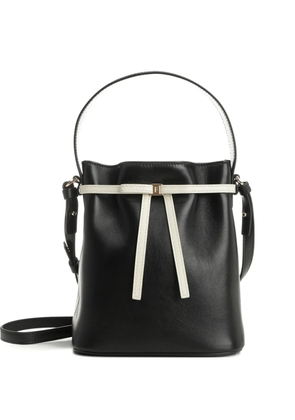 Ferragamo bow-detail bucket bag - Black