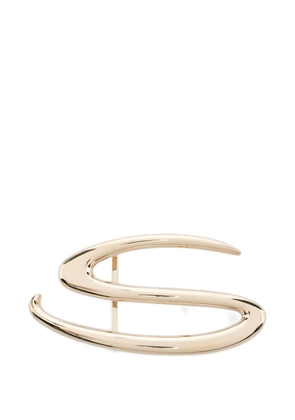 Santoni logo belt buckle - Gold