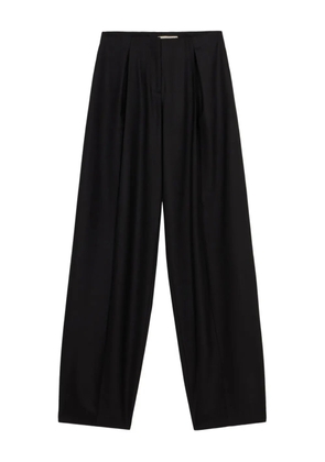 Blumarine pleated zip-detail trousers - Black