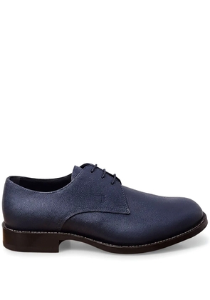 Tod's leather Derby shoes - Blue