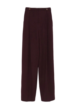 Elisabetta Franchi pleated-front trousers - Red