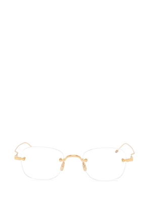 Thom Browne Eyewear rimless geometric-frame glasses - Gold