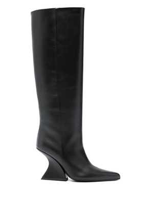 Mugler sculptural-heel boots - Black