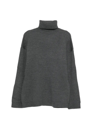 ENTIRE STUDIOS roll-neck ribbed sweater - Grey