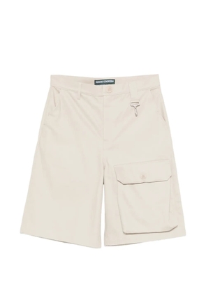 Reese Cooper herringbone cargo shorts - Neutrals