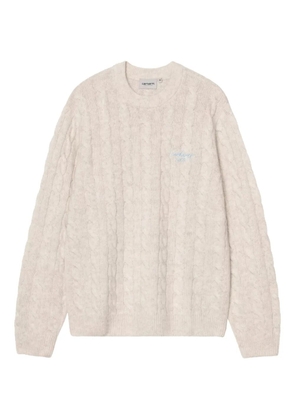 Carhartt WIP Signature embroidered-motif sweater - Neutrals