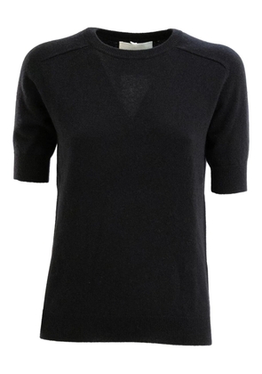 Lisa Yang short-sleeve cashmere sweater - Black