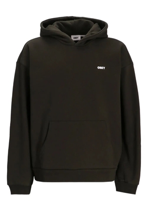 Obey print hoodie - Black