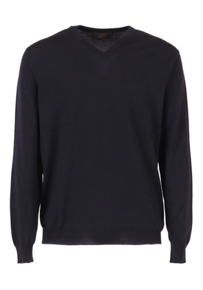 Zanone V-neck sweater - Blue