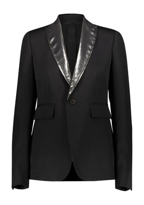 SAPIO N°55 lamé-lapels jacket - Black