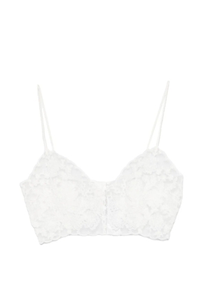 Ermanno Scervino lace bralette - White