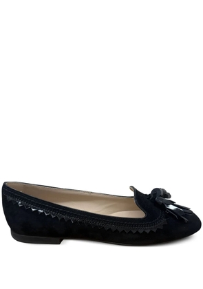 Tod's tassel-detail ballet flats - Black