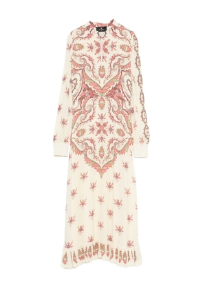 ETRO paisley-print midi dress - Neutrals