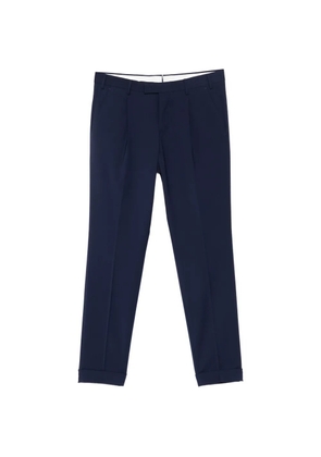 PT Torino Traveller pleat cuffed trousers - Blue