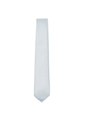 Giorgio Armani patterned tie - Blue