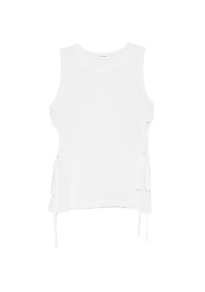 P.A.R.O.S.H. side tie knitwear - White