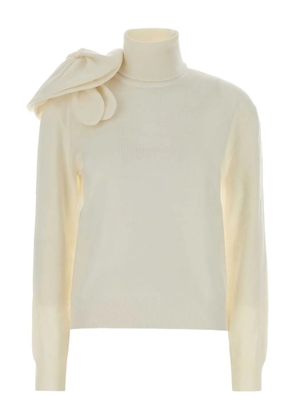 Moschino bow sweater - Neutrals