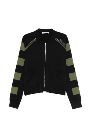Kiko Kostadinov Kest striped cardigan - Black