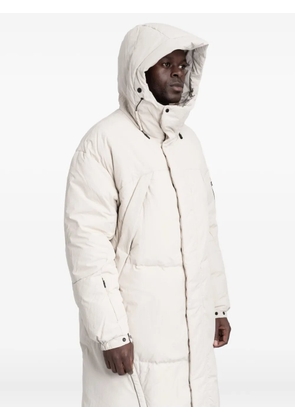 JG1 zip-fastening padded coat - Neutrals