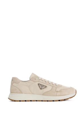 Prada logo-plaque sneakers - Neutrals